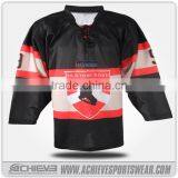 Racing Team Black Color International Ice Hockey Jerseys thumbnail-3