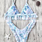 2017 Fashion Lotus Leaf Bikini Swimsuit Swimsuit thumbnail-2