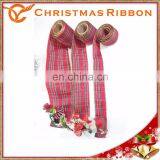 Impressive Double Face Christmas Nastro For Rosette Bows thumbnail-3