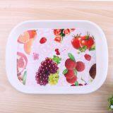 TX215 PLASTIC WAVE EDGE PLATE IML TRAY CHEAP SMALL TRAY thumbnail-4