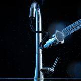 New Dish Basin Sink Touch Induction Kitchen Pull Type Faucet Copper Cold Hot Water Tap thumbnail-3