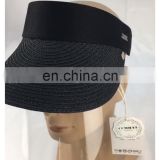 anti-droplet protective  empty top hat  sunshade straw folding hat for Adult and children