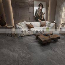 Город Фошань. Натуральные антискользящие настенные плитки для улицы темно-серого цвета с матовым и шероховатым покрытием, в стиле рустика. JYG126714D