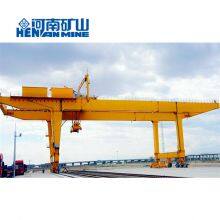 Henan Kuangshan 40 Ton Heavy Duty RMG Rail Mounted Double Beam Container Gantry Crane thumbnail-2