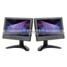 7 Inch Lcd Wide Screen 1024*768 Portable Car LCD Monitor Touchscreen Monitor
