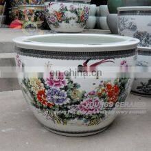 Retail Big Completely Weatherproof Porcelain Ceramic Fish Pot and Garden Planter Pot thumbnail-5