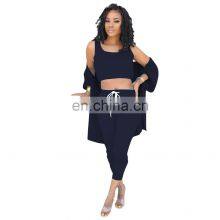 Customized Brand Fashion Spring and Autumn Fashion Long-sleeved 3-piece Leisure Sports Jogging Suit thumbnail-5