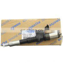 Genuine Diesel Fuel Injector 095000-1211,6156-11-3300,6156113300 for 450-7.400-7 SA6D125E