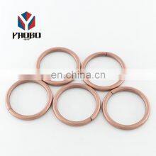 Fashion High Quality Metal Silver Flat Spring Gate O Ring thumbnail-5