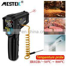 Industrial Non-contact Thermometer With K Probe Temperature Meter Point IR02B -50~800C Pyrometer Digital Temperature Device thumbnail-4