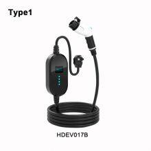 Portable Electric Vehicle Charger ,With N5-15P,N6-50P,N6-30P,N14-50P Plugs,J1772(Type1) Connector HDEV017 thumbnail-3
