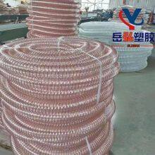 High Temperature Vacuum Hose HoseIndustrial Ventilation Telescopic pu Steel Wire Soft Air Duct Polyurethane Ventilation Pipe thumbnail-5