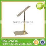 Polished Gold Metal Shoe Display Stands, Shoe Store Display Racks Quality Choice