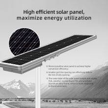 100W Solar Lights 11000Lumens Unique Design All in One Solar Street Light thumbnail-2