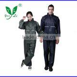 Outdoor Waterproof Male & Female 2pcs Rain Jacket and Pant Suit Raincoat thumbnail-1