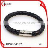 Unisex Leather Bracelets Bangles Men Women Vintage Bracelet Of Leather thumbnail-5