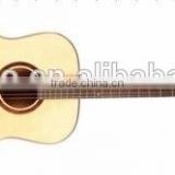 Musoo brand solid wood acoustic guitar handcraft guitar ebony fingerboard Natural color(FMT400)