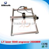 LY 5040 2500MW laser cutter Blue Violet Laser cutting Machine Mini DIY Laser Engraver IC Marking Printer laser engrave machine