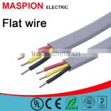 Twin flat wire with earth wire 3 CORE pvc insulated copper wire or CCA wire electrical wire