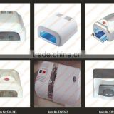 White Color UV Nail Gel Lamp 36w 220V-240V Nail Tools Dryer For Curing Nails Arts With 4PCS 365nm UV Bulbs