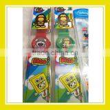 2016 Hot Sell Products Bros Baby Rinne Women Waterproof PVC Band Rubber Wrist Pink Watch thumbnail-2