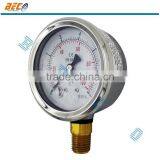 Half Stainless Steel Shock Proof Manometer Pressure Measurement Devices thumbnail-4