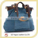 Exported Canvas Big Size Promotion Tote Bag for Shopping thumbnail-3