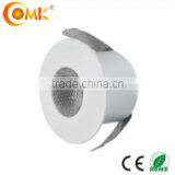 1w 3w 240lm White Led Lights for Kitchen Mini Round Display Cabinet Lighting