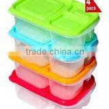 BPA Free Food Grade Lunch Box With Cover Bento Box With 3 Compartments thumbnail-3