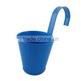 Single Handle Metal Balcony Flower Pot thumbnail-1