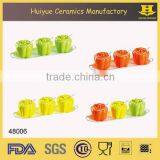 Set of 3 Ceramic Spice Jars/ Condiment Pots/Spoon Sets thumbnail-4