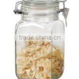 Clamp and Clear Glass Jar With Lid thumbnail-4