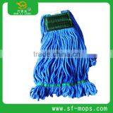 D200B Loop End Blue Strip Polyester Dry Mop thumbnail-2