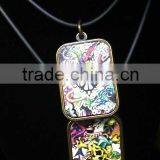 Jewelry, Genuine Leather Printing Pendant Necklace thumbnail-1