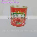 Tinned Tomato Sauce 800g,sweet ,brix28%-30%,wholesaler OEM thumbnail-1