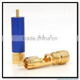Audio Gade Gold Plated Pure Copper RCA Non Solder Plug Connector