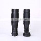 2016 Wholesale Cheap Black Safety PVC Rain Boots, Steel Toe Insert Safety Boots thumbnail-4