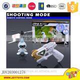 Popular 2016 Hot Sell Dual Mode Remote Control Spaceman Toys Gun Shooting Mode
