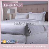 Hotel Stitch 250 Thread Count 100 Egyptian Cotton Sateen Duvet Cover With Navy Stripes thumbnail-5