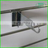 Slatwall Chrome Metal Round Tube Bracket