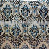 Golden Embossed Pvc Tablecloth in Roll New Design With Red Flowers thumbnail-3