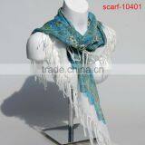 Fashion 100% Ployester Square Neck Scarf