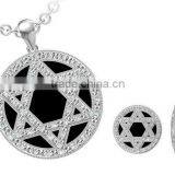 925 Sterling Silver Jewelry Set Star SC089 thumbnail-1
