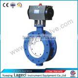 Pneumatic Flange Type Soft Seal Butterfly Valve