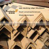 38x38 45x45 51x51mm Edge Band for Decking / Wpc Decking Floor Edge / Plastic Wood Edge