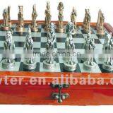 The Egyptian Pewter Chess Set