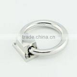 Chrome Finish Modern Circular Zinc Alloy Door Knocker thumbnail-4
