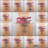 Ebay Leather Wristband Cuff Rhinestone Buckle Bracelet Wholesale thumbnail-5