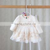 Hand Made Flower Ball Gown Baby Girl Birthday Party Christmas Dresses Children Girl Party Dresses Flower Girl thumbnail-1