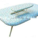 Portable compact plastic ironing board